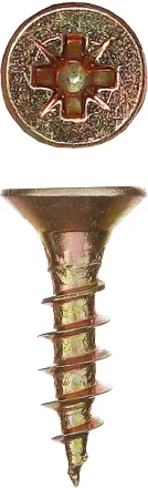 Шурупы ЗУБР &quot;МАСТЕР&quot; по дереву желтопассивированные, 5.0x20мм, 45шт 300396-50-020 купить в Новом Уренгое