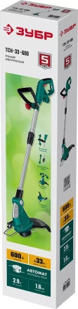 ЗУБР 600 Вт, ш/с 33 см, сетевой триммер (ТСН-33-600) купить в Новом Уренгое