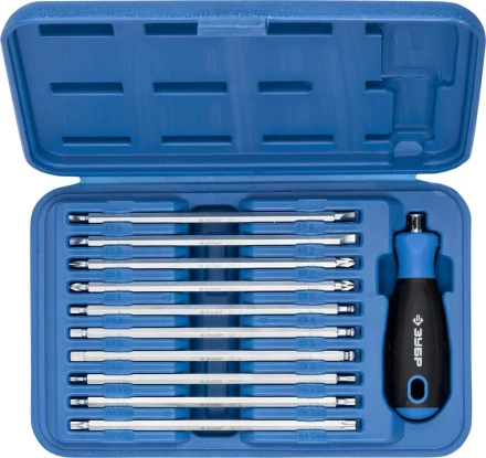 Набор ЗУБР: Отвертка с 2сторонними стержнями, пластик бокс, хромованадиевая сталь, 11 предметов, 175мм 25426-H11 купить в Новом Уренгое