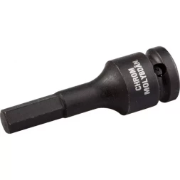 Торцовая головка KRAFTOOL "INDUSTRIE QUALITAT" ударная (1/2"), HEX, Cr-Mo, фосфатированная, H9 27950-09