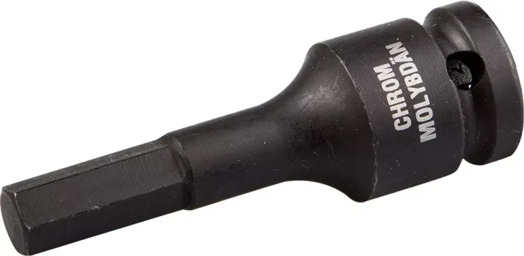 Торцовая головка KRAFTOOL "INDUSTRIE QUALITAT" ударная (1/2"), HEX, Cr-Mo, фосфатированная, H9 27950-09 купить в Новом Уренгое