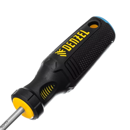 Отвертка, SL5x75 мм, S2, 3к рукоятка Denzel 121947 купить в Новом Уренгое