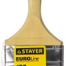 Кисть плоская STAYER "EURO", "AQUA" для воднодисперсионных и акриловых ЛКМ, искусств щетина, деревян ручка, 4"/100мм 01062-100 купить в Новом Уренгое