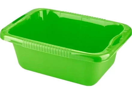 Таз пластмассовый прямоугольный 25л, зеленый ТМ Elfe 92990 купить в Новом Уренгое