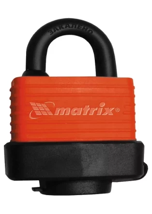 Замок навесной всепогодный 40 мм MATRIX 91820 купить в Новом Уренгое