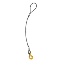 Строп канатный одноветвевой 1СК 2 т L=1 м с кч din 2.0 т опрессовка