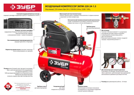 Компрессор воздушный ЗКПМ-220-24-1.5 серия МАСТЕР купить в Новом Уренгое
