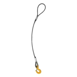 Строп канатный одноветвевой 1СК 5 т L=5.5 м с кч din 7.0 т опрессовка