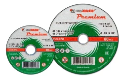 Круг отрезной по металлу + нержавеющая сталь 180 х 1,6 х 22 мм ПРЕМИУМ Луга 73732
