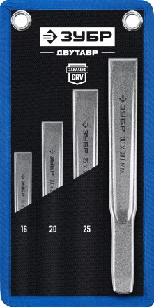 ЗУБР Двутавр, 4 шт, набор слесарных зубил по металлу, Профессионал (2104-H4) купить в Новом Уренгое