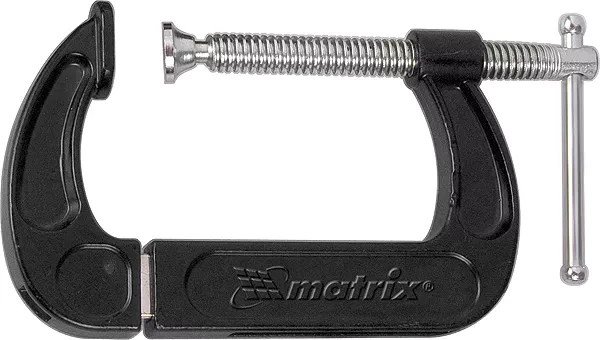 Струбцина G-образная, многоразмерная, поступенчатая регулировка, 4"-7" MATRIX PROFESSIONAL 20614 купить в Новом Уренгое