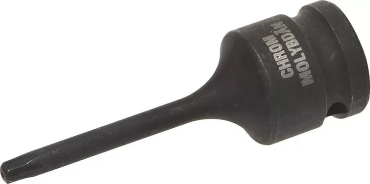 Торцовая головка KRAFTOOL "INDUSTRIE QUALITAT" ударная (1/2"), TORX, Cr-Mo, фосфатированная, T27 27952-27 купить в Новом Уренгое