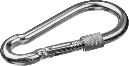 ЗУБР DIN 5299D, 12 мм, 1 шт, карабин с предохранительной гайкой (304556-12) купить в Новом Уренгое