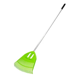 Грабли веерные пластиковые Palisad, 495 х 1680 мм, 23 плоских зуба, алюминиевый черенок, Россия, 61805