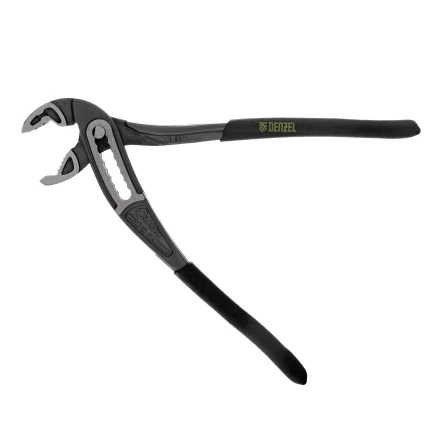 Клещи переставные Denzel 17901, обливные рукоятки, 180 мм купить в Новом Уренгое