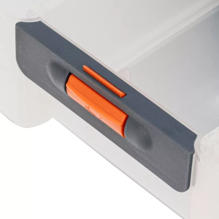 Органайзер для хранения с выдвижными лотками Stels 310х150х260мм, 4 секции, пластик Россия 90728 купить в Новом Уренгое