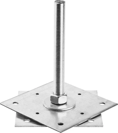 Анкер ЗУБР &quot;МАСТЕР&quot; регулируемый по высоте, 150х200х150мм, М20, 1шт 310265-150-20 купить в Новом Уренгое