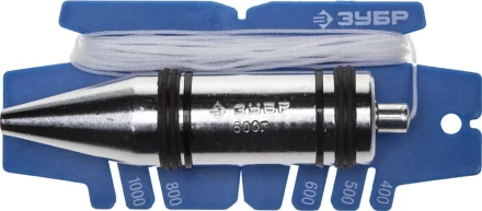 Отвес ЗУБР &quot;ЭКСПЕРТ&quot; строительный со шнуром и безопасным наконечником, 200 г 06347-20_z01 купить в Новом Уренгое