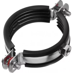 Хомут трубный с гайкой, оцинкованный, 2", 7шт, ЗУБР Мастер 37850-59-65 37850-59-65