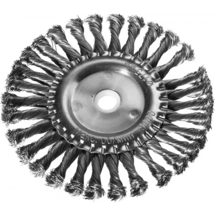 DEXX. Щетка дисковая для УШМ, жгутированная стальная проволока 0,5мм, 175ммх22мм 35100-175 купить в Новом Уренгое