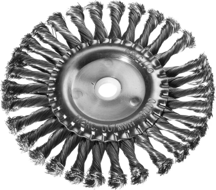 DEXX. Щетка дисковая для УШМ, жгутированная стальная проволока 0,5мм, 175ммх22мм 35100-175 купить в Новом Уренгое