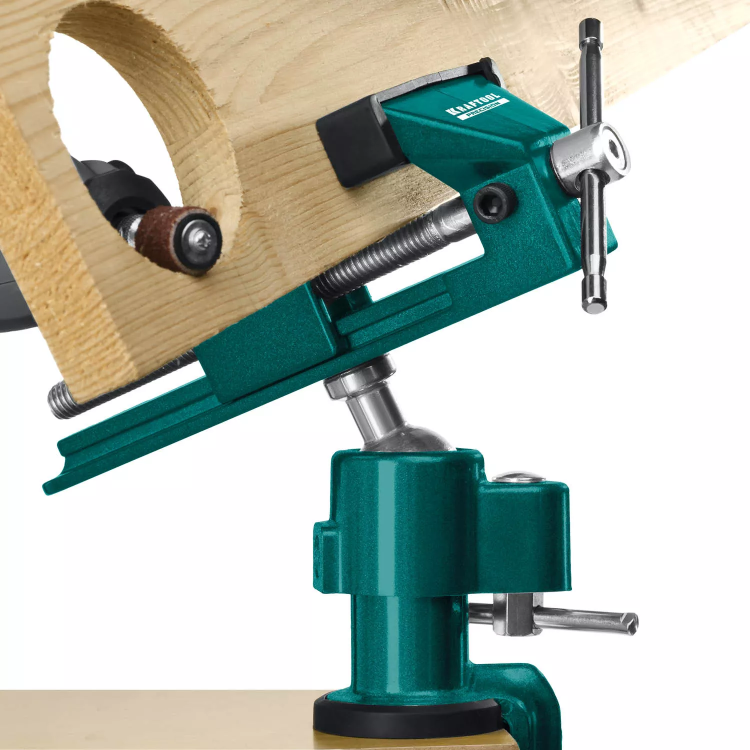 Тиски KRAFTOOL PRECISION шарнирно-поворотные 32711-75 купить в Новом Уренгое