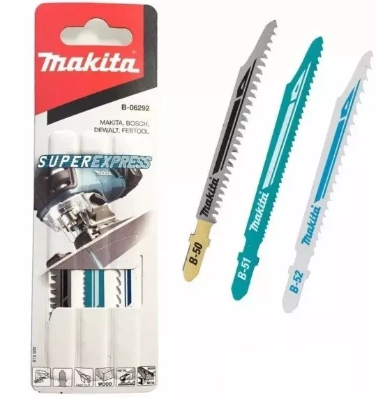 Набор пилок B-06292 для лобзика Makita Super Express, (В50,В51,В52) купить в Новом Уренгое