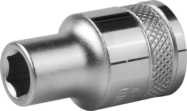 Торцовая головка KRAFTOOL "INDUSTRIE QUALITAT", Cr-V, FLANK, хромосатинированная, 1/2", 9 мм 27805-09_z01 купить в Новом Уренгое