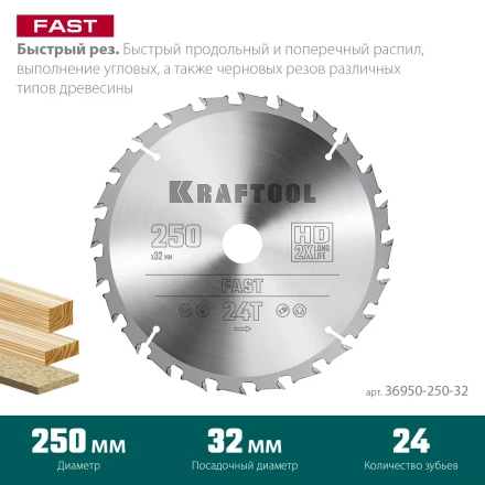 Диск пильный FAST, повышенный ресурс 36950-250-32 купить в Новом Уренгое