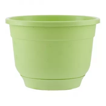 Горшок Флокс с поддоном салатовый 1,5 л PALISAD 69216 купить в Новом Уренгое