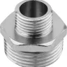 Бочонок ЗУБР "ЭКСПЕРТ" переходной, никелированная латунь, 1/2"-1" 51241-1/2-1 купить в Новом Уренгое