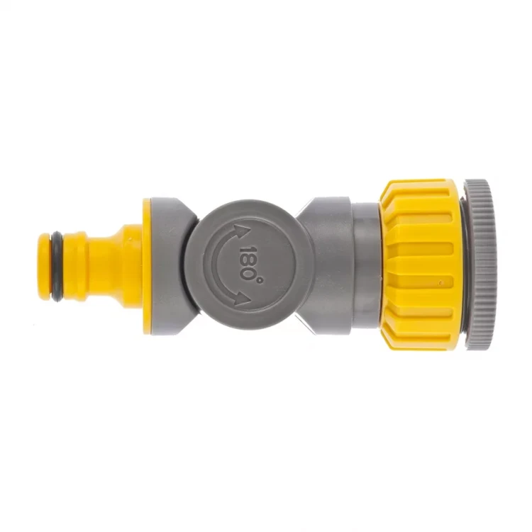 Соединитель штуцерный с внутренней резьбой 1/2" - 3/4" с шарниром PALISAD LUXE 66247 купить в Новом Уренгое