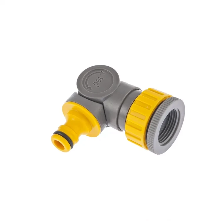 Соединитель штуцерный с внутренней резьбой 1/2" - 3/4" с шарниром PALISAD LUXE 66247 купить в Новом Уренгое