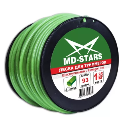 Леска для триммера HEXAGON LINE (шестиугольник) катушка 3,5ММХ122М купить в Новом Уренгое