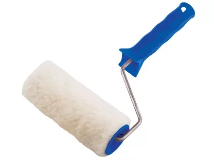 Валик из искусственного меха с ручкой 200 мм ворс 15 мм D - 48 мм полиэстер  СИБРТЕХ 80113 купить в Новом Уренгое