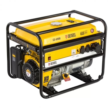 Генератор бензиновый DENZEL GE 6900 94637 купить в Новом Уренгое