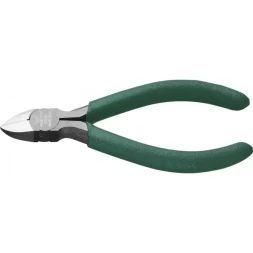 Бокорезы KRAFTOOL "KRAFT-MINI", обливные рукоятки, коническая (конусная, клиновидная) форма, рез заподлицо, 115мм 220017-6-11