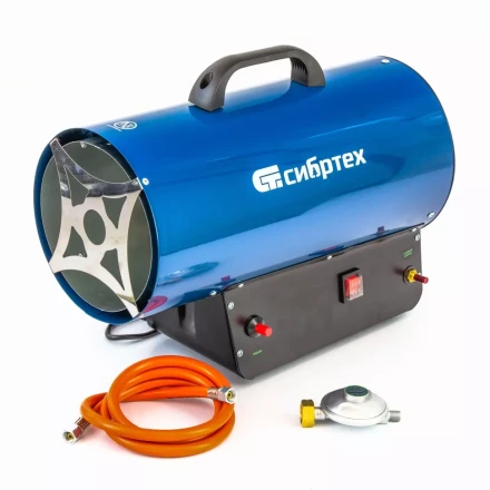 Газовая тепловая пушка СТГ-30, 30 кВт, 900 м3/ч, пропан-бутан Сибртех 96453 купить в Новом Уренгое