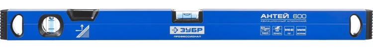 Уровень ЗУБР "ПРОФЕССИОНАЛ" "АНТЕЙ" с перископом, фрезерованная базовая поверхность, 2 цельные противоударные ампулы, 60см 34586-060_z01 купить в Новом Уренгое