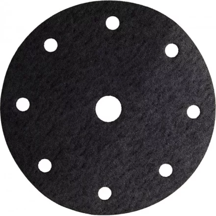 Круг шлифовальный URAGAN &quot;Универсальный водостойкий с покрытием стеарата цинка&quot; на липучке, 9 отв., P180, 150мм, 50шт 907-44114-180-50 купить в Новом Уренгое