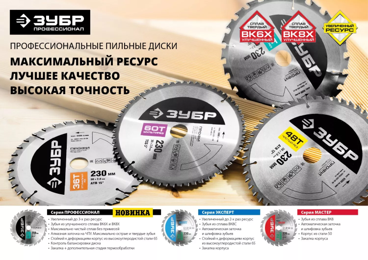 Диск пильный ЗУБР "ПРОФИ" "Точный-МУЛЬТИ рез" по алюминию, ламинату, пластику, ДСП, 60Т, 185х30мм 36853-185-30-60 купить в Новом Уренгое