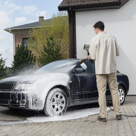 Пенокомплект Denzel FP-700, для моечных машин высокого давления, универсальный 58302 купить в Новом Уренгое