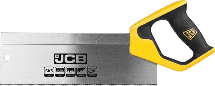 Пила JCB для стусла, полотно из стали SK5, 3-х гранные зубья, двухкомпонентная рукоятка, усиленный обушок, 300мм JSW001 купить в Новом Уренгое