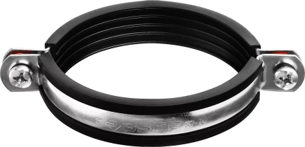 Хомут трубный с гайкой, оцинкованный, 3&quot;, 6шт, ЗУБР Мастер 37850-87-94 37850-87-94 купить в Новом Уренгое