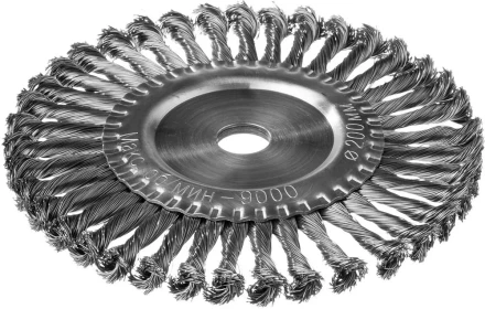 DEXX. Щетка дисковая для УШМ, жгутированная стальная проволока 0,5мм, 200ммх22мм 35100-200 купить в Новом Уренгое