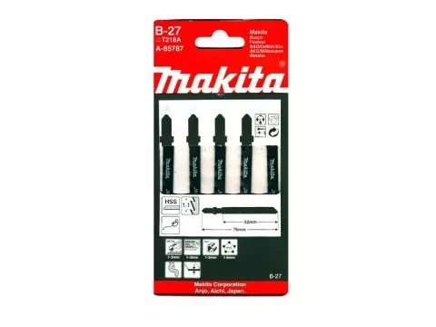 Пилки для лобзика Makita B-27 A-85787 по металлу 5.000 купить в Новом Уренгое
