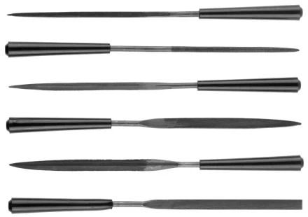 Набор STAYER &quot;MASTER&quot; Надфили, ручка из ПВХ, 100мм, 6шт 1603-10-H6_z01 купить в Новом Уренгое