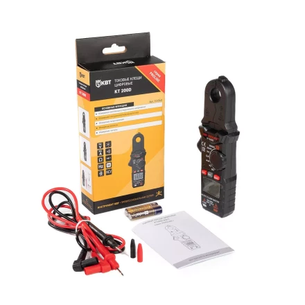 Токоизмерительные клещи КВТ КТ 200D с True RMS (101563) купить в Новом Уренгое