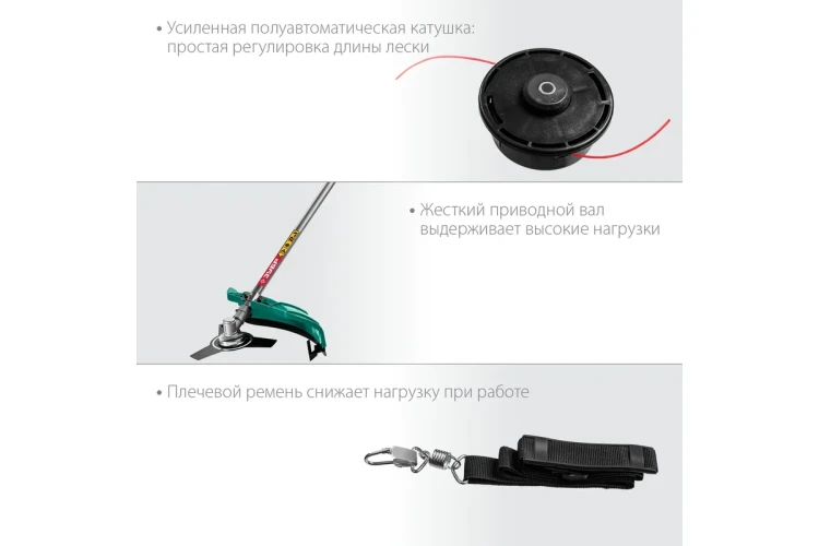 ЗУБР 1700 Вт, ш/с 42 см, сетевой триммер (КСВ-42-1700) купить в Новом Уренгое