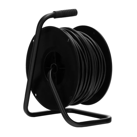 Удлинитель силовой на кабельной катушке, ПВС, 50 м, 4 розетки, 16А, тип УХз16, Россия Сибртех 96046 купить в Новом Уренгое